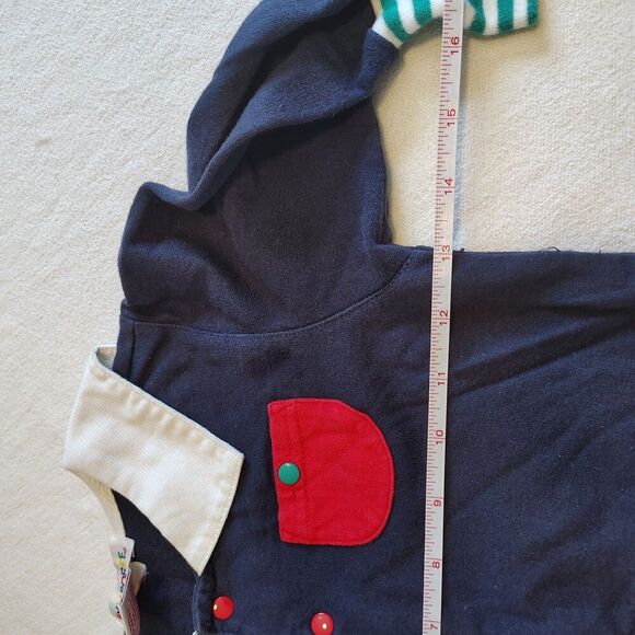 Vtg Rainbow Tag Gymboree Boys One Piece Primary Colors Striped Multi Nautical XS - Picture 3 of 7